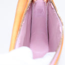 LOUIS VUITTON Monogram Vernis Motto Pouch Marshmallow Pink M91312 LV Auth 89850-19