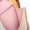 LOUIS VUITTON Monogram Vernis Motto Pouch Marshmallow Pink M91312 LV Auth 89850-12