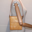 LOUIS VUITTON Monogram Vernis Motto Pouch Marshmallow Pink M91312 LV Auth 89850-20