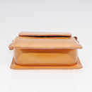 LOUIS VUITTON Monogram Vernis Motto Pouch Marshmallow Pink M91312 LV Auth 89850-5