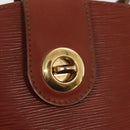 LOUIS VUITTON Epi Cluny Shoulder Bag Brown M52253 LV Auth 89869-17