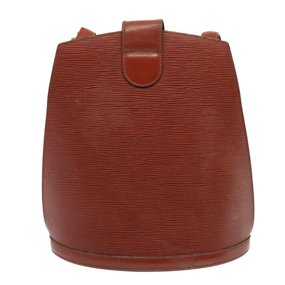 LOUIS VUITTON Epi Cluny Umhängetasche Braun M52253 LV Auth 89869