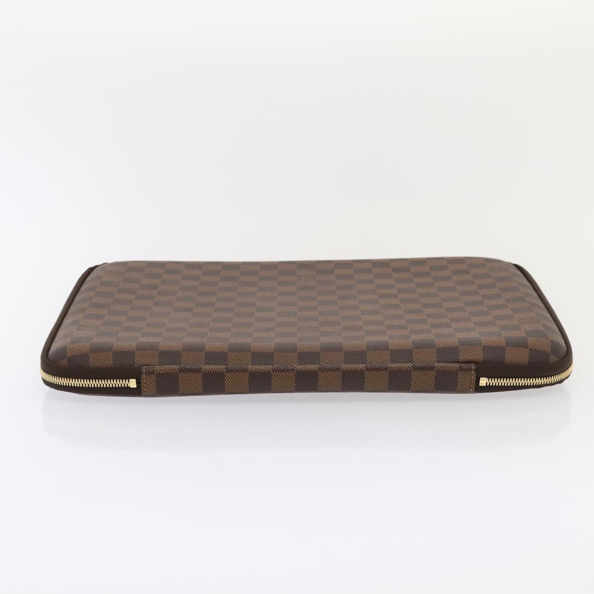 LOUIS VUITTON Damier Ebene Computer Sleeve MM PC Case N58023 LV Auth 89889A