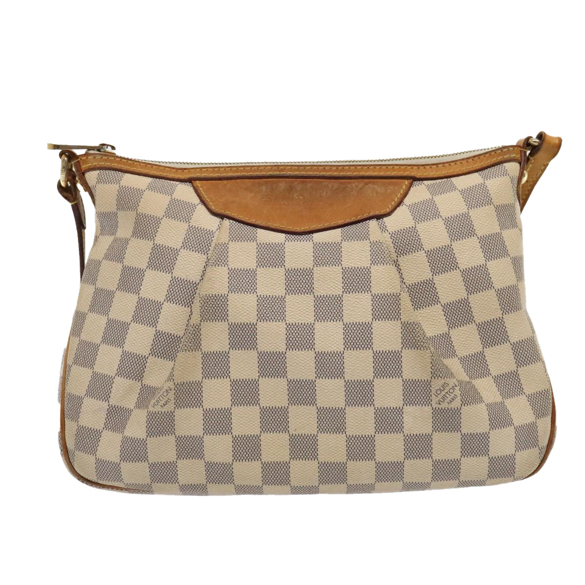 LOUIS VUITTON Damier Azur Siracusa PM Shoulder Bag N41113 LV Auth 89899