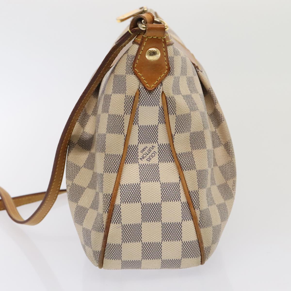 LOUIS VUITTON Damier Azur Siracusa PM Shoulder Bag N41113 LV Auth 89899