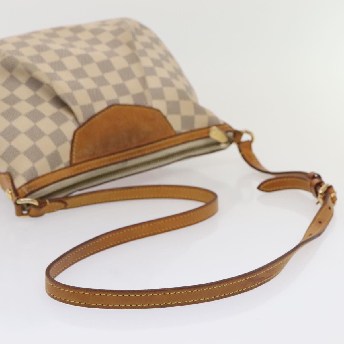 LOUIS VUITTON Damier Azur Siracusa PM Shoulder Bag N41113 LV Auth 89899