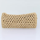 LOUIS VUITTON Nano Speedy Hand Bag Raffia Leather Beige M83525 LV Auth 89904S-5