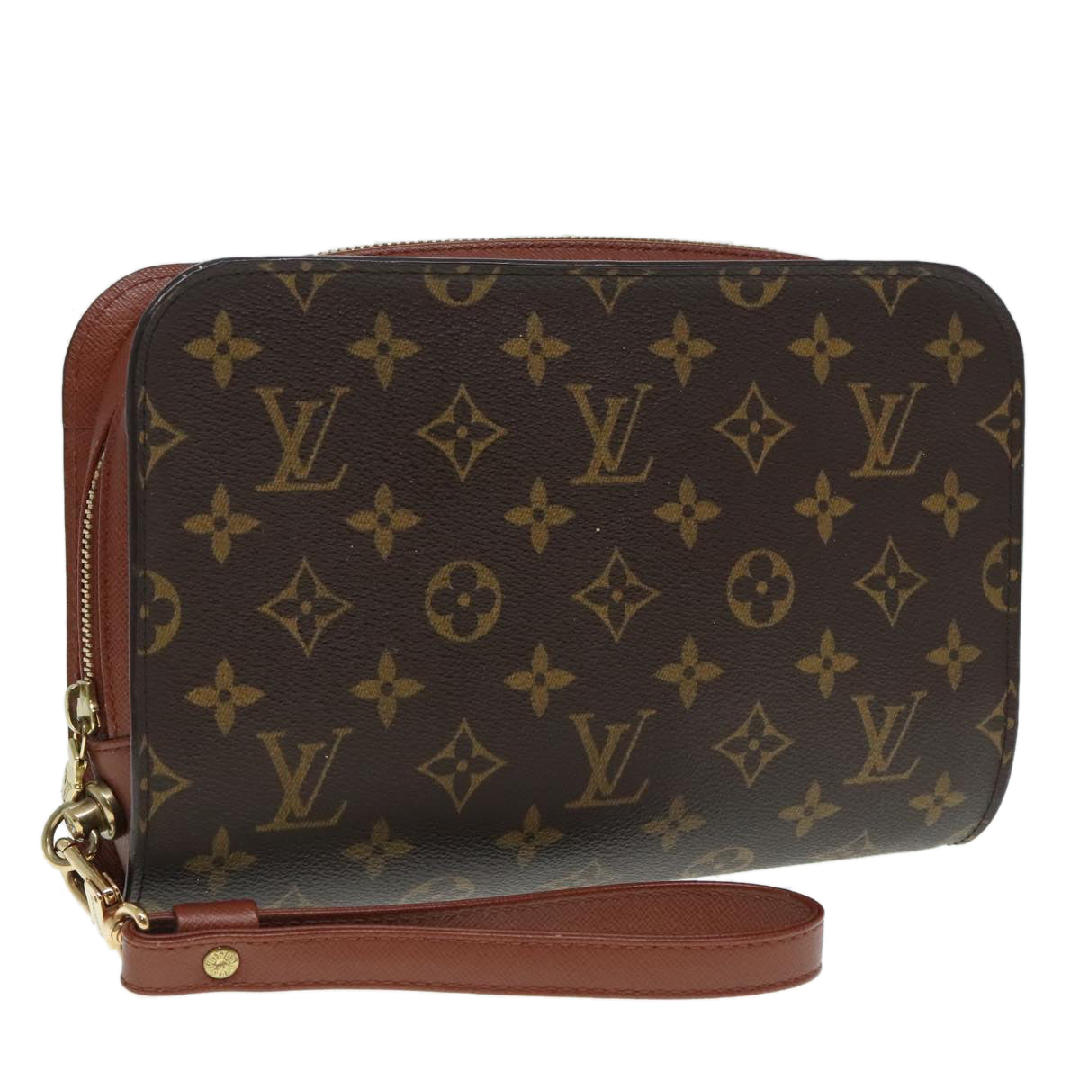 LOUIS VUITTON Monogram Orsay Clutch Bag M51790 LV Auth 89910