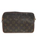 LOUIS VUITTON Monogram Compiegne 23 Clutch Bag M51847 LV Auth 89912-2