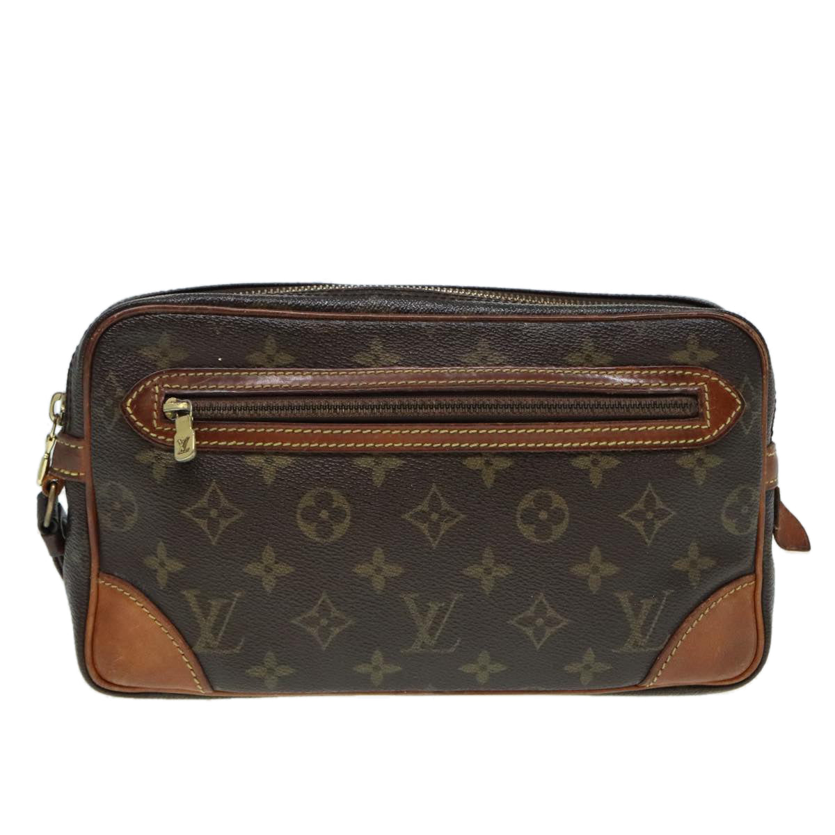 LOUIS VUITTON Monogram Marly Dragonne GM Clutch Bag M51825 LV Auth 89916