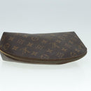 LOUIS VUITTON Monogram Trousse Demi Ronde Cosmetic Pouch M47520 LV Auth 89925-5