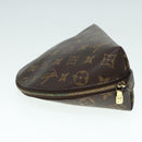 LOUIS VUITTON Monogram Trousse Demi Ronde Cosmetic Pouch M47520 LV Auth 89926-4