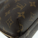 LOUIS VUITTON Monogram Trousse Demi Ronde Cosmetic Pouch M47520 LV Auth 89926-8