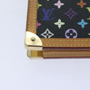 LOUIS VUITTON Multicolor Agenda GM Day Planner Cover Black R20893 LV Auth 89931SAV-16