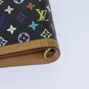 LOUIS VUITTON Multicolor Agenda GM Day Planner Cover Black R20893 LV Auth 89931SAV-17