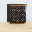LOUIS VUITTON Multicolor Agenda GM Day Planner Cover Black R20893 LV Auth 89931SAV-12