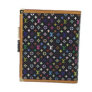 LOUIS VUITTON Multicolor Agenda GM Day Planner Cover Black R20893 LV Auth 89931SAV-2