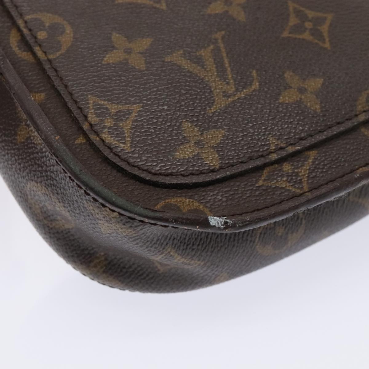 LOUIS VUITTON Monogram Saint Cloud MM Shoulder Bag M51243 LV Auth 89944