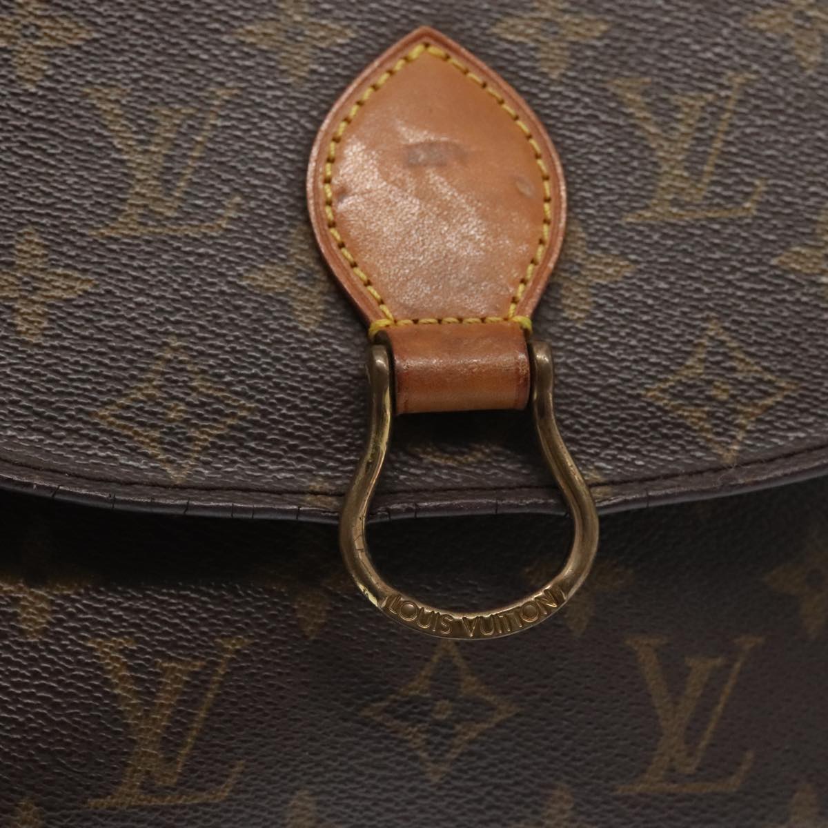 LOUIS VUITTON Monogram Saint Cloud MM Shoulder Bag M51243 LV Auth 89944