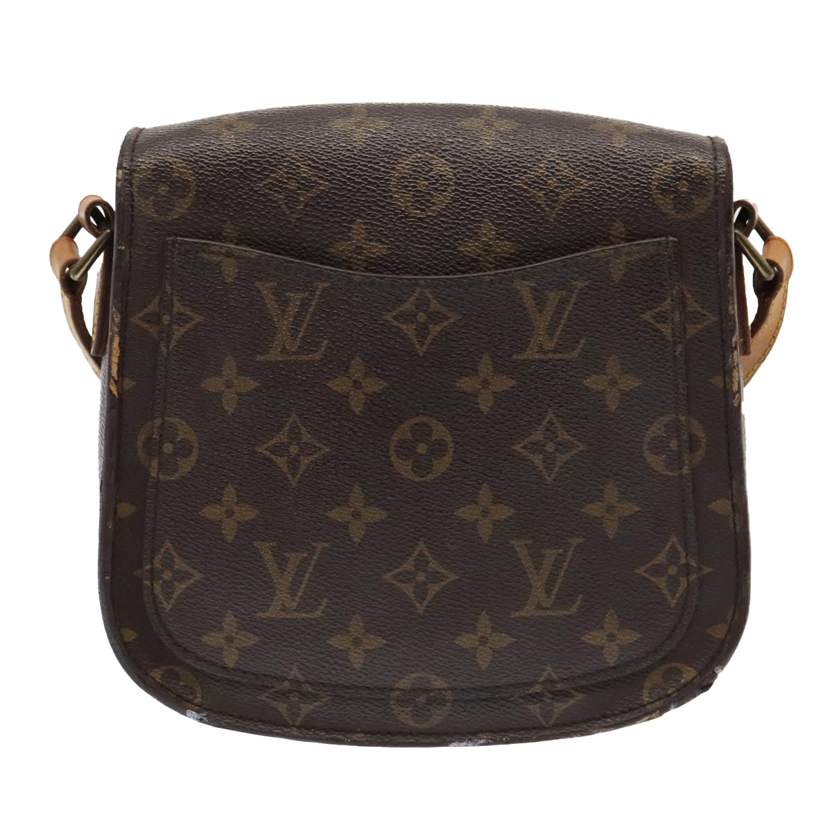 LOUIS VUITTON Monogram Saint Cloud MM Shoulder Bag M51243 LV Auth 89944