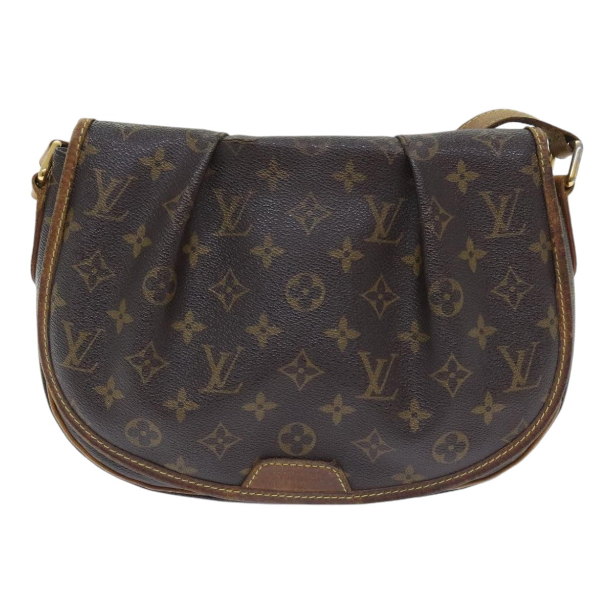 LOUIS VUITTON Monogram Menilmontant PM Shoulder Bag M40474 LV Auth 89953