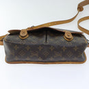 LOUIS VUITTON Monogram Gibeciere MM Umhängetasche M42247 LV Auth 89955-5