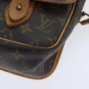 LOUIS VUITTON Monogram Gibeciere MM Shoulder Bag M42247 LV Auth 89955-15