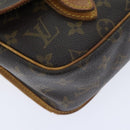 LOUIS VUITTON Monogram Gibeciere MM Shoulder Bag M42247 LV Auth 89955-16