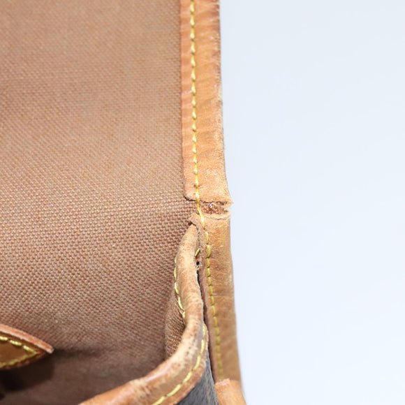 LOUIS VUITTON Monogram Gibeciere MM Shoulder Bag M42247 LV Auth 89955