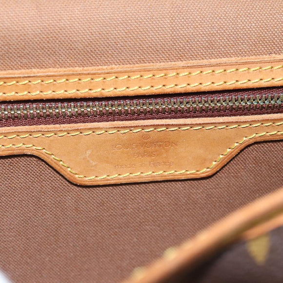 LOUIS VUITTON Monogram Gibeciere MM Shoulder Bag M42247 LV Auth 89955