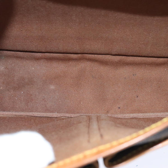 LOUIS VUITTON Monogram Gibeciere MM Shoulder Bag M42247 LV Auth 89955