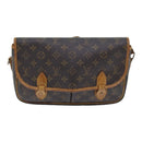 LOUIS VUITTON Monogram Gibeciere MM Shoulder Bag M42247 LV Auth 89955-13