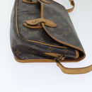 LOUIS VUITTON Monogram Gibeciere MM Shoulder Bag M42247 LV Auth 89955-4