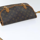 LOUIS VUITTON Monogram Gibeciere MM Shoulder Bag M42247 LV Auth 89955-6