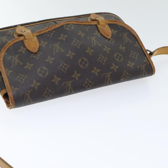 LOUIS VUITTON Monogram Gibeciere MM Shoulder Bag M42247 LV Auth 89955