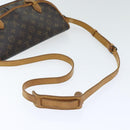 LOUIS VUITTON Monogram Gibeciere MM Umhängetasche M42247 LV Auth 89955-8