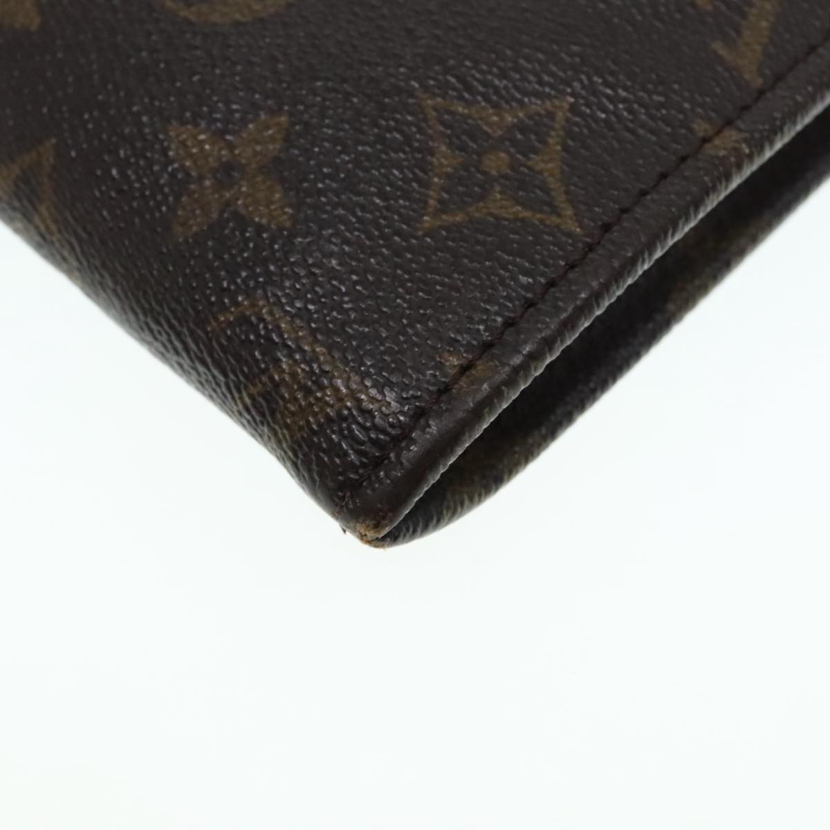 LOUIS VUITTON Monogram Posh Documents Clutch Bag M53456 LV Auth 89968