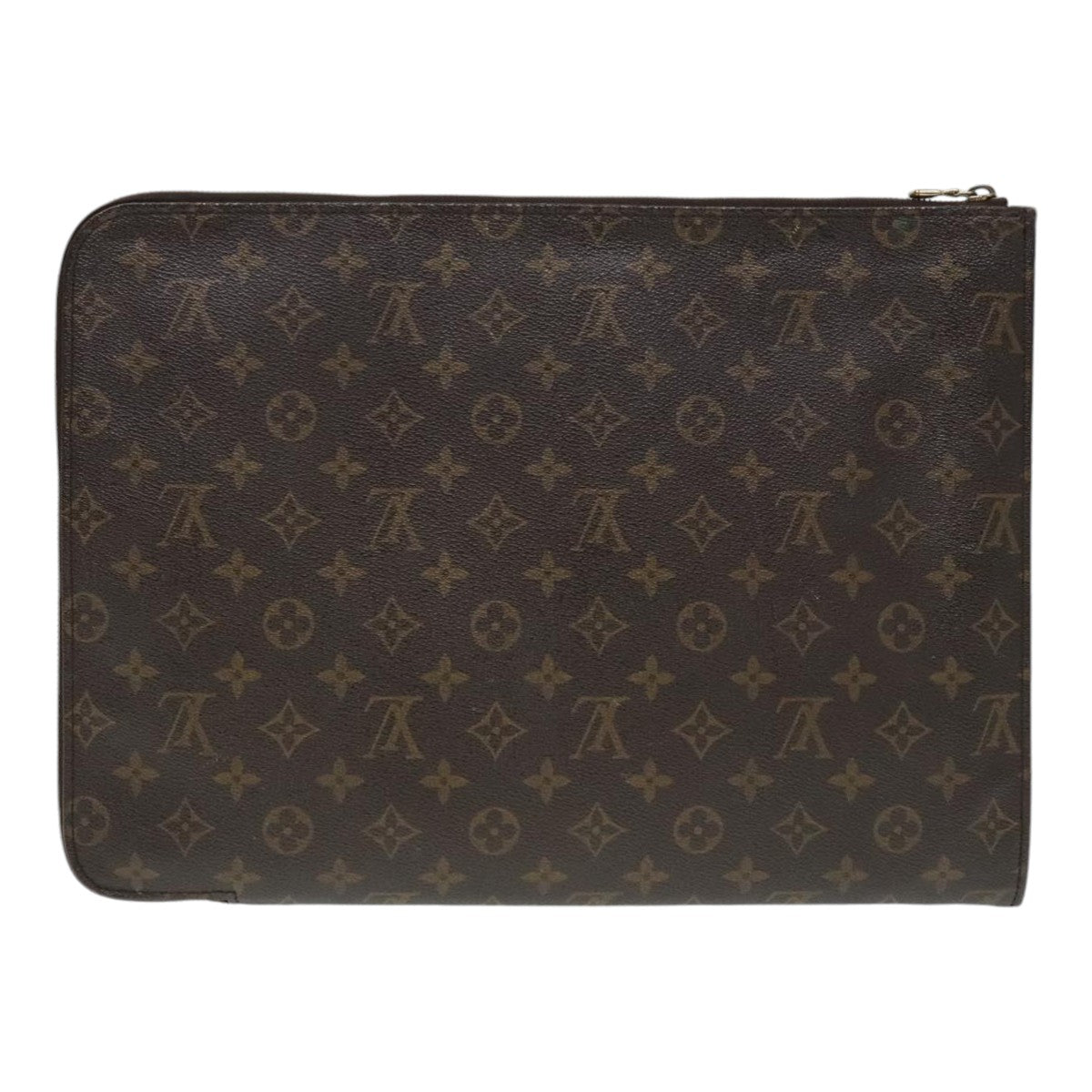 LOUIS VUITTON Monogram Posh Documents Clutch Bag M53456 LV Auth 89968 - 0