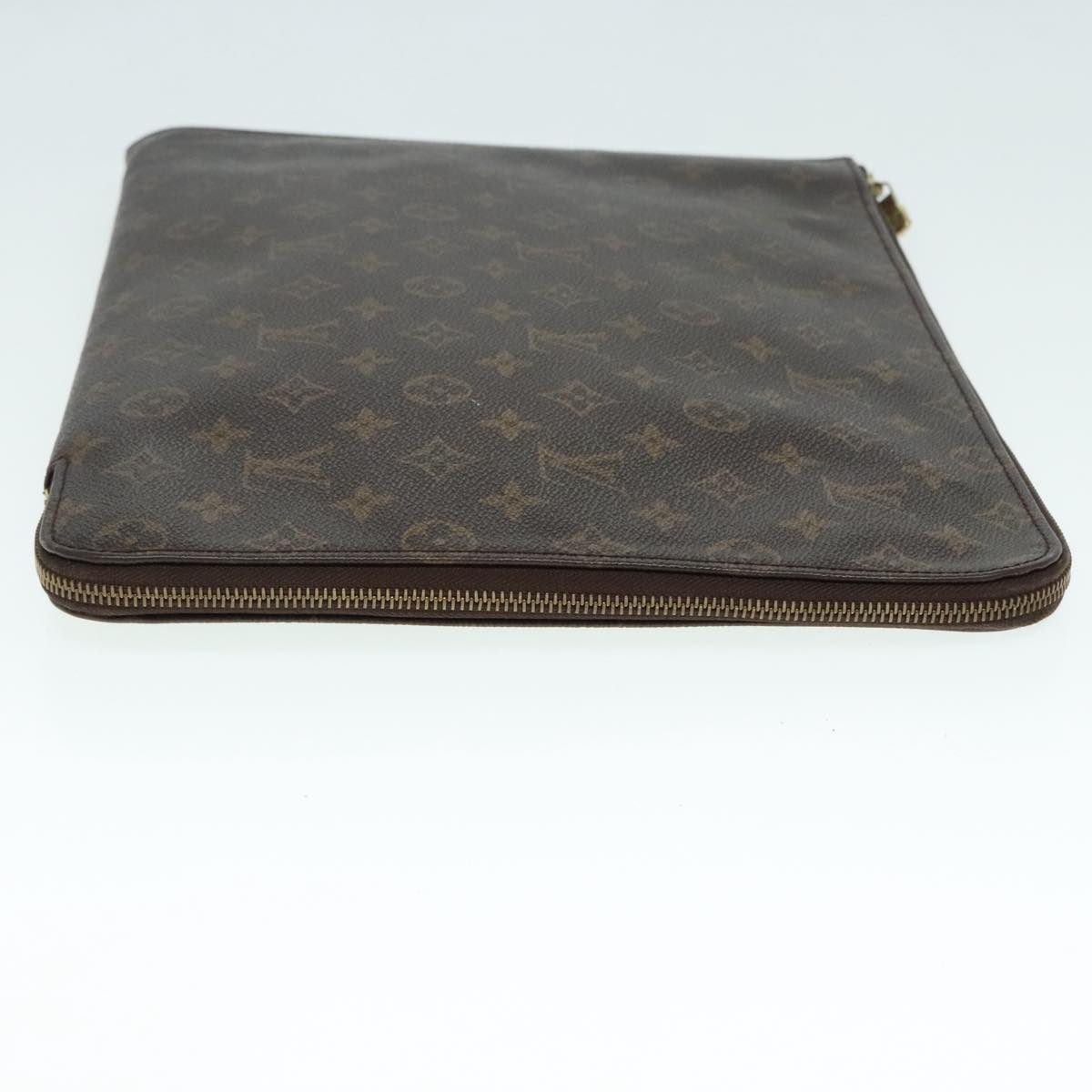 LOUIS VUITTON Monogram Posh Documents Clutch Bag M53456 LV Auth 89968