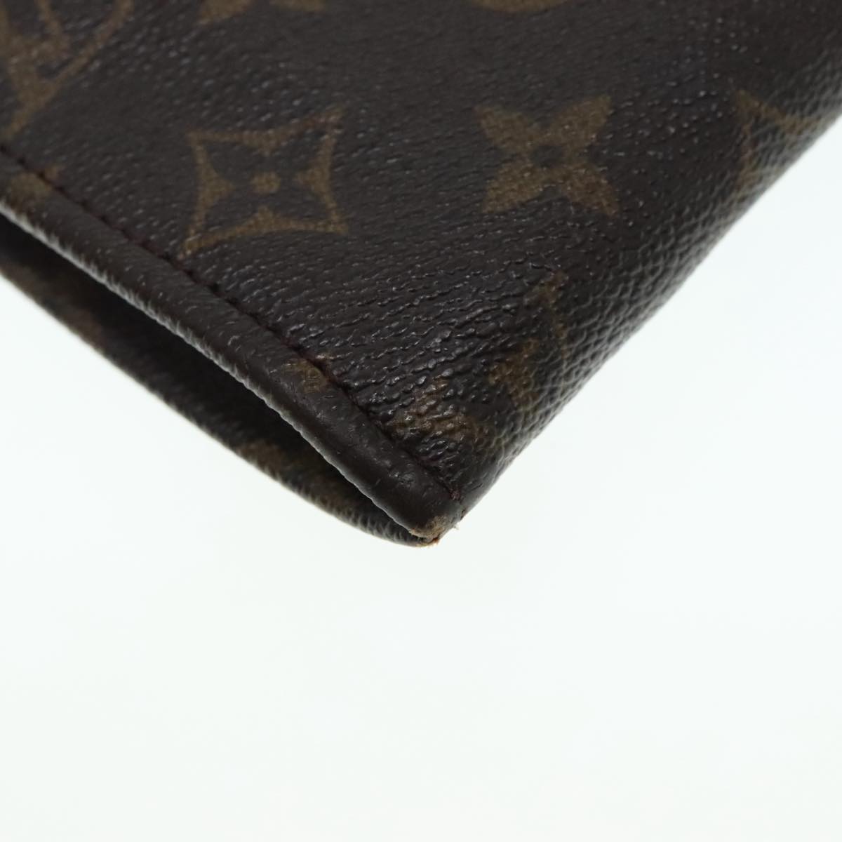 LOUIS VUITTON Monogram Posh Documents Clutch Bag M53456 LV Auth 89968