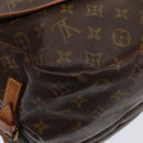LOUIS VUITTON Monogram Saumur 35 Shoulder Bag M42254 LV Auth 89975-18