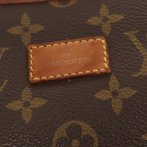 LOUIS VUITTON Monogram Saumur 35 Shoulder Bag M42254 LV Auth 89975