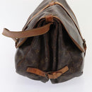 LOUIS VUITTON Monogram Saumur 35 Shoulder Bag M42254 LV Auth 89975-3