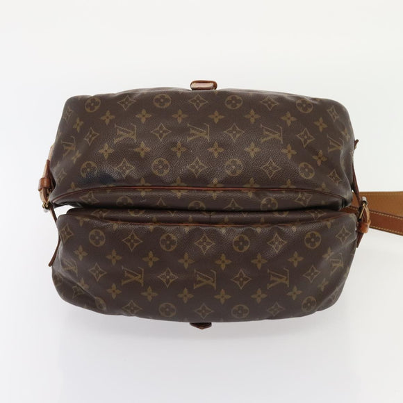 LOUIS VUITTON Monogram Saumur 35 Shoulder Bag M42254 LV Auth 89975
