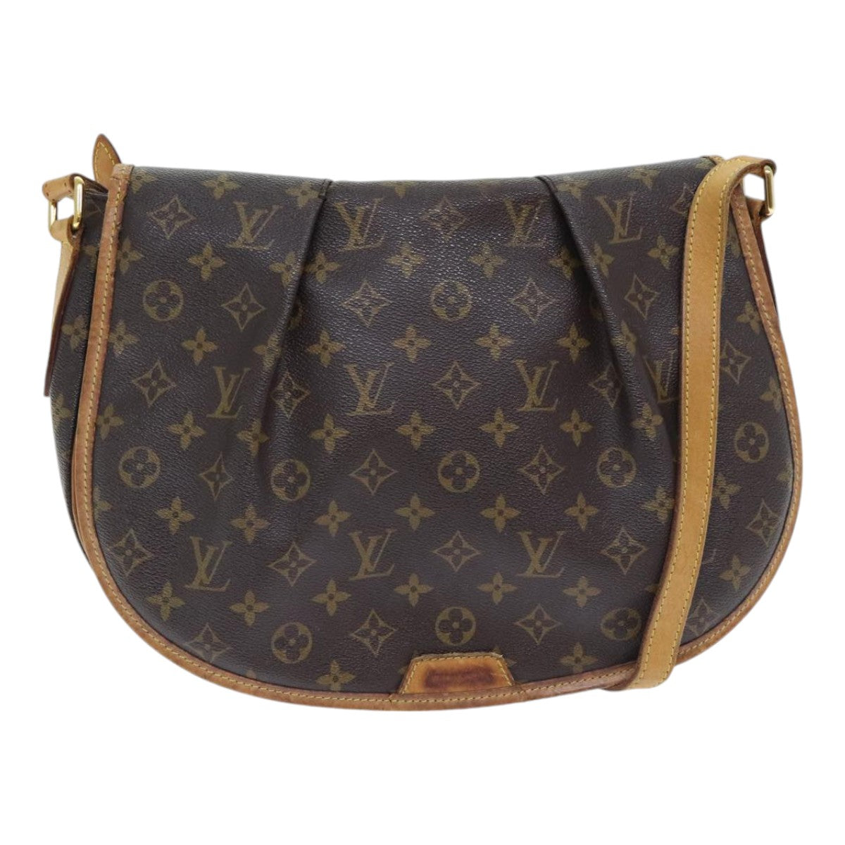 LOUIS VUITTON Monogram Menilmontant MM Shoulder Bag M40473 LV Auth 89978