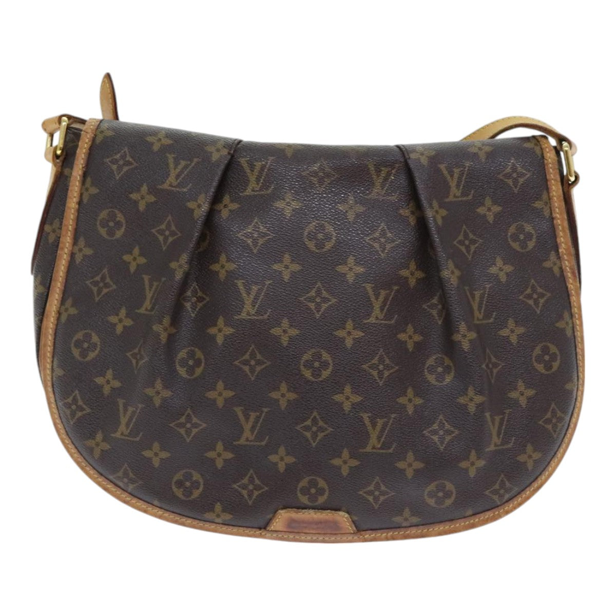 LOUIS VUITTON Monogram Menilmontant MM Shoulder Bag M40473 LV Auth 89978