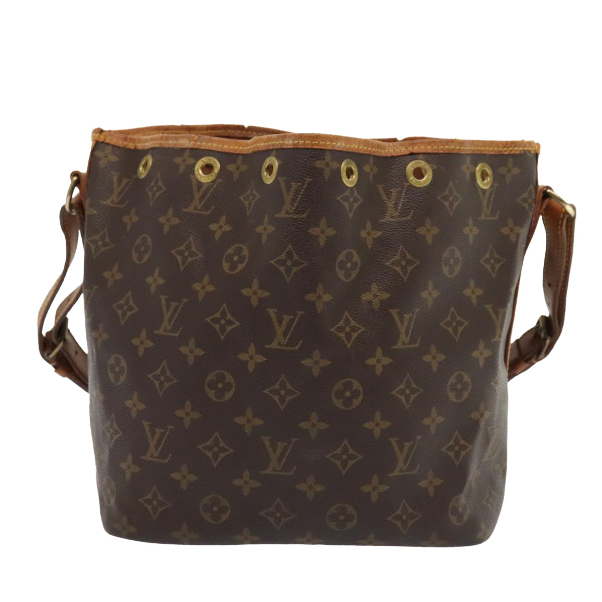 LOUIS VUITTON Monogram Petit Noe Shoulder Bag M42226 LV Auth 89982