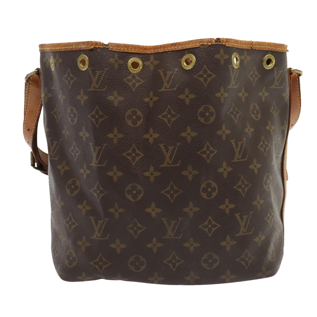 LOUIS VUITTON Monogram Petit Noe Shoulder Bag M42226 LV Auth 89982