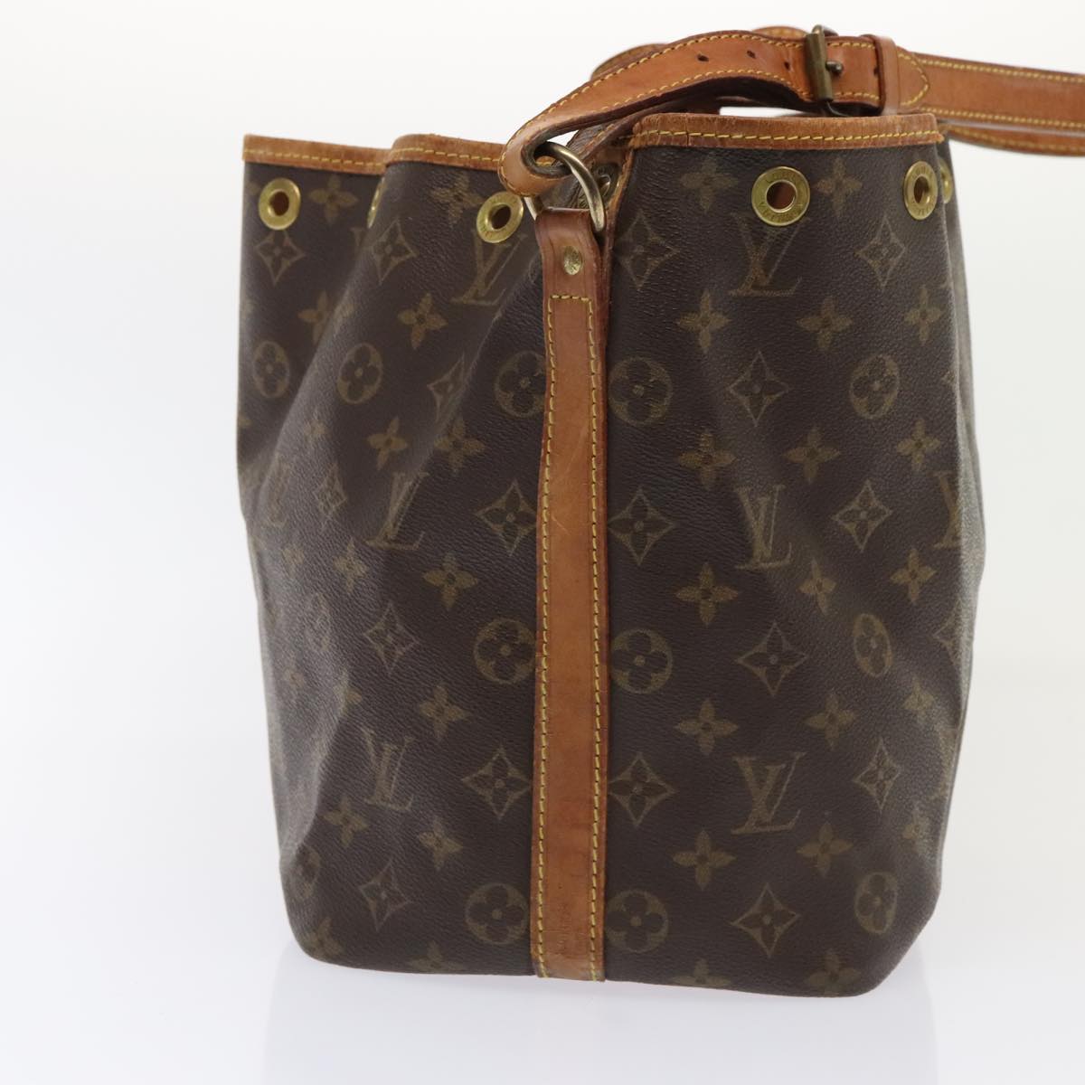 LOUIS VUITTON Monogram Petit Noe Shoulder Bag M42226 LV Auth 89982