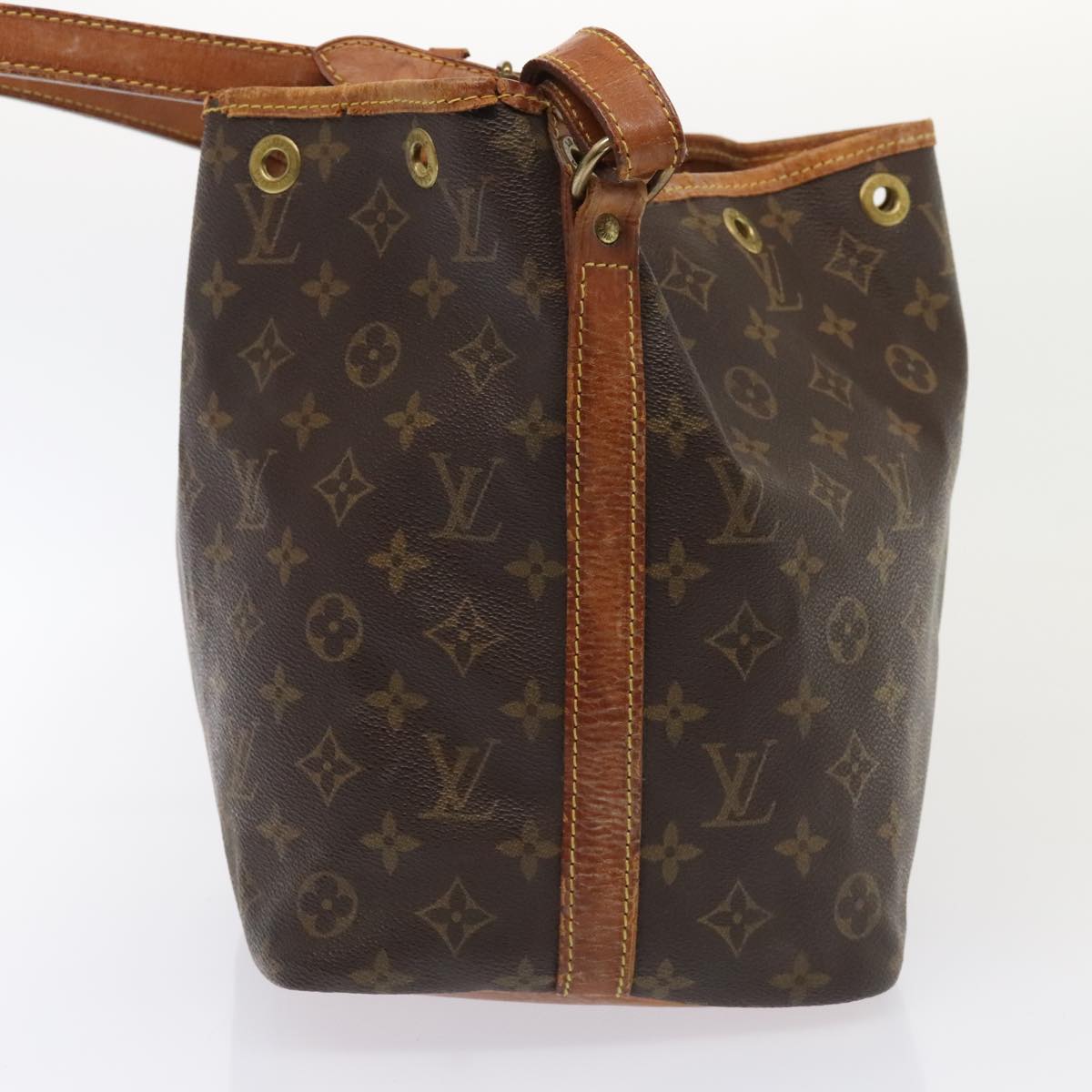 LOUIS VUITTON Monogram Petit Noe Shoulder Bag M42226 LV Auth 89982